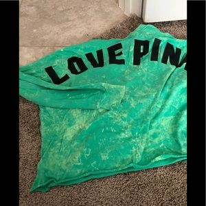 Love Pink Tie Dye Sweatshirt